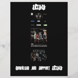 Panfleto de Download EXTAZA