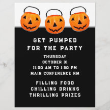 Panfleto de Evento de Halloween da Empresa