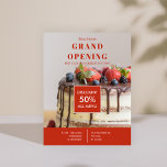 Panfleto de Grande Abertura do Compro de Bake Bake<br><div class="desc">Apresentando o "Panfleto de Grande Abertura de Negócios do Compro Cake Bakery"! Faça uma bela impressão com este panfleto que chama a atenção e personalizável, concebido para anunciar a grande abertura do seu compro bolo/padaria. Com um design elegante e um amplo espaço para seus detalhes, é perfeito para atrair clientes...</div>