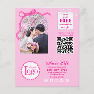 Panfleto de Negócios Organizador de Casamento Faix