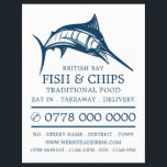 Panfleto de Publicidade de Menu de Restaurante Fis<br><div class="desc">Panfleto de Publicidade de Menu de Restaurante Fish & Chip Shop por The Business Card Store.</div>