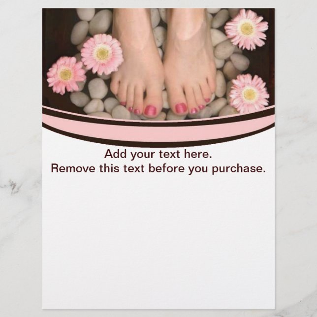 Panfleto de Salão Spa (Frente)