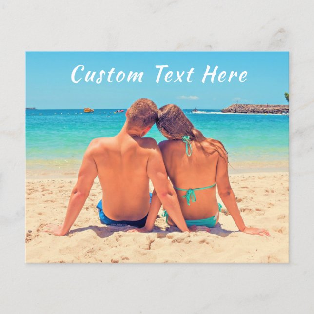 Panfleto de Texto com Foto Personalizada com Suas  (Frente)