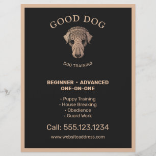 Panfleto de Treinamento de Treinador de Cães