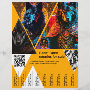 Panfleto de Venda de Filhotes