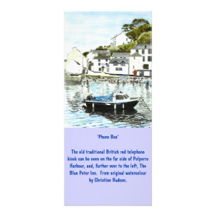 Panfleto Do "cartão da cremalheira do marcador da caixa