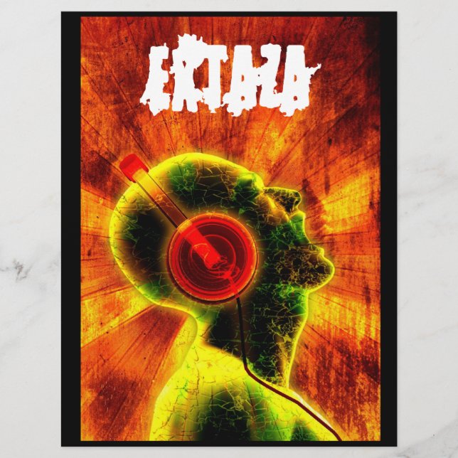 Panfleto do DJ EXTAZA (Frente)