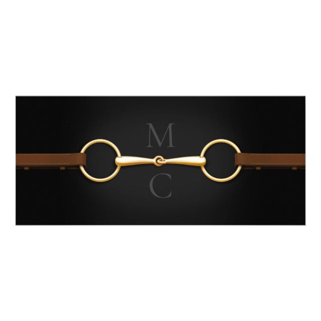 Panfleto Dourado Snaffle Bit & Lacrimejadas Reins Indústria (Frente)