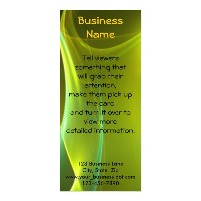 Panfleto Dreamyellow e Green Sweep (Frente)