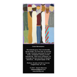 Panfleto Dubai Market Place and He - Long Card