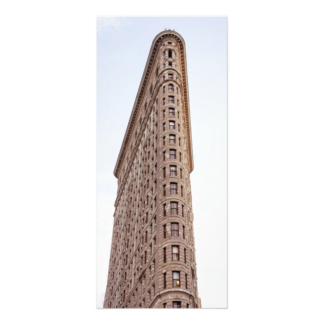 Panfleto Edifício Flatiron Cidade de Nova York (Frente)