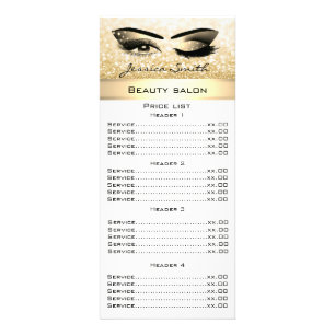 Panfleto Elegant eyelashes & eyebrow glittery