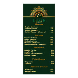 Panfleto Elegante e Classy Nail Tech