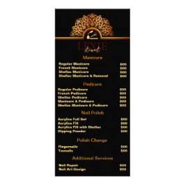 Panfleto Elegante e Classy Nail Tech