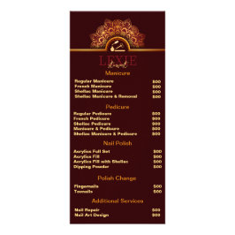 Panfleto Elegante e Classy Nail Tech