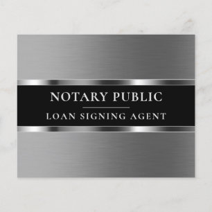 Panfleto elegante metálico prateado