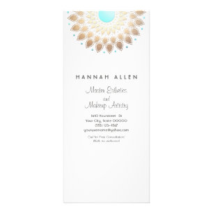 Panfleto Elegante Ornamentado Folha de Folha de Ouro Folha 