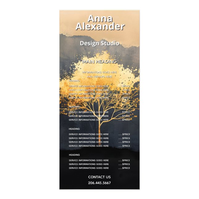 Panfleto Ember Canopy | Design Minimalista (Frente)