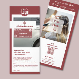 Panfleto Enfumaçado Topaz e Cabelo Branco Campanha #SalonAd