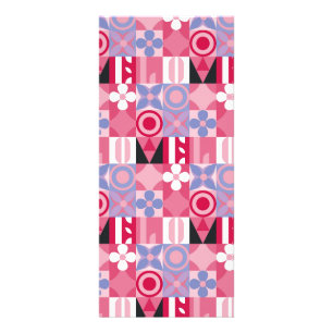 Panfleto escândalo rosa e azul