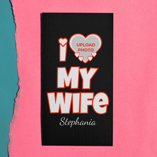 Panfleto Eu Amo Minha Esposa Personalizado – Adicionar Nome (Criador carregado)