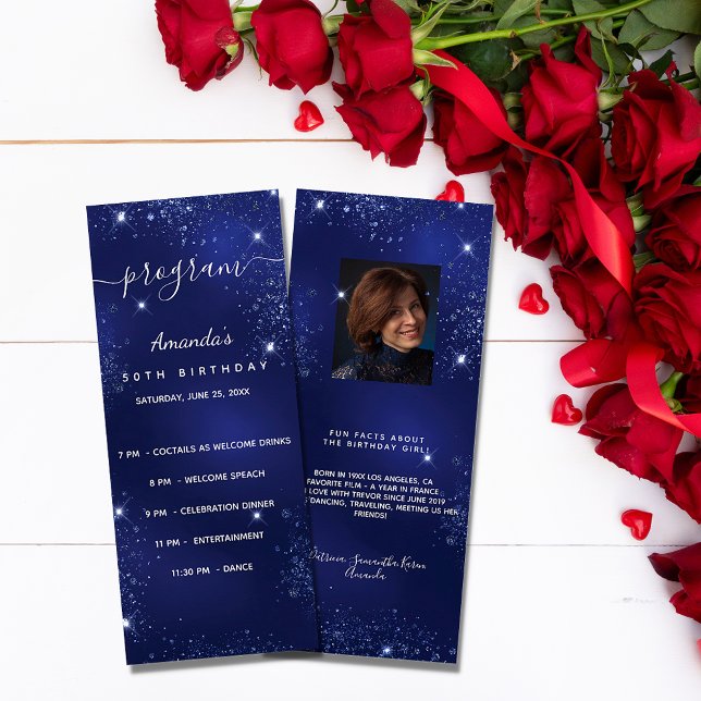 Panfleto Fatos de diversão do programa de aniversário com f (Criador carregado)