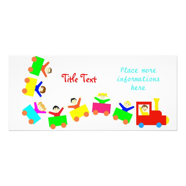 Panfleto Feliz trem infantil (Frente)