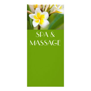 Panfleto Flor tropical branca