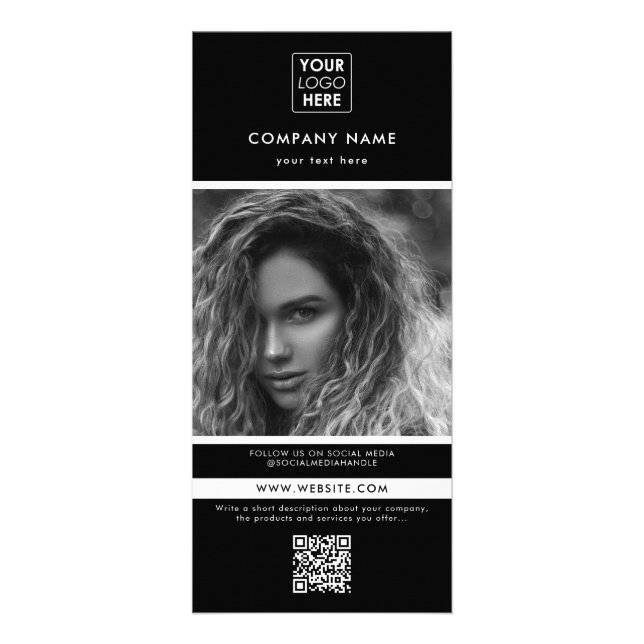 Panfleto Foto do Promocional profissional Black Business (Frente)