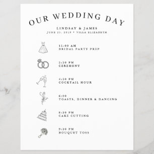 Panfleto (Genérico) de Fornecedor de Casamento Ele