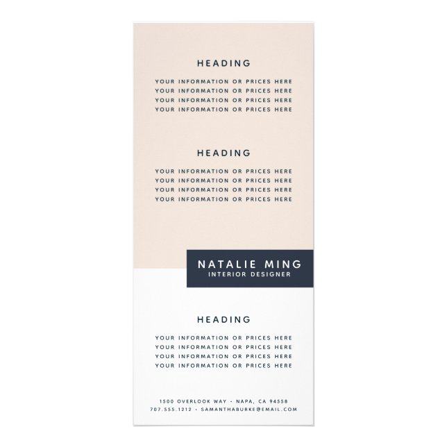 Panfleto Geométrico Moderno (Frente)