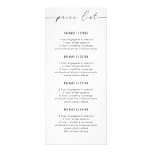 Guia de Preços de Negócios | Simples | Fotógrafo