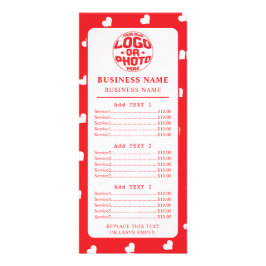 Panfleto Hearts Happy Valentine’s Day Modern Love Pattern