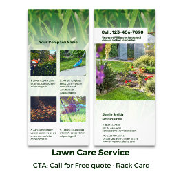 Panfleto Imagem Personalizada de Informações de Serviços de