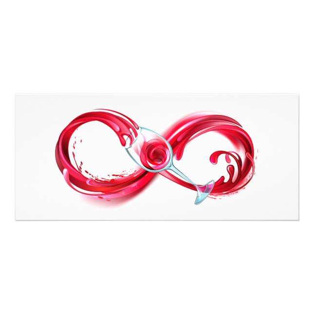 Panfleto Infinito com Vinho Tinto (Frente)