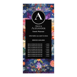 Panfleto Jardim em Movimento Design de Mandala Floral