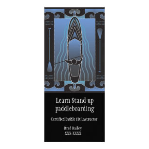 Panfleto Levante-se lições de Paddleboard