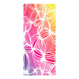 Panfleto Linhas arco-íris curvas