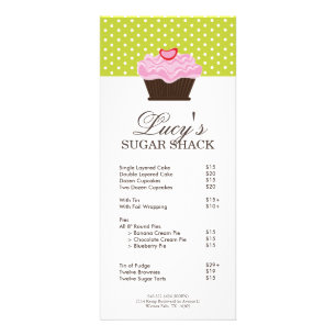 Panfleto Lista de Preços de Bakery