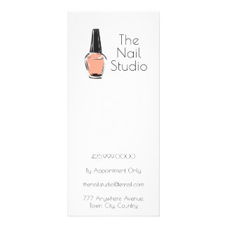 Panfleto Lista de Preços de Manicure e Pedicure de Salão de