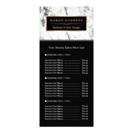 Panfleto Lista de Preços do Salão de Bela Bela Maravilha Br