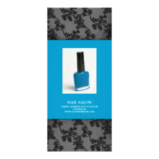 Panfleto Lista de Preços dos Serviços Salon de Nail {Teal B
