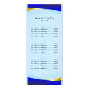 Panfleto Logotipo do Designer de Luxo Dourado Elegante - Ne