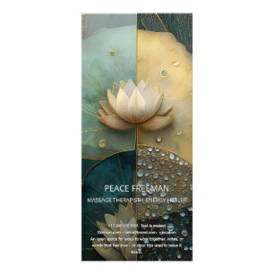 Panfleto Lotus Reverie Design de Flor de Lótus
