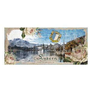 Panfleto LUZERN 5 - Cartão-postal, Cartão-Empregado, Cart