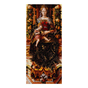 Panfleto Madonna della Candeletta por Carlo Crivelli