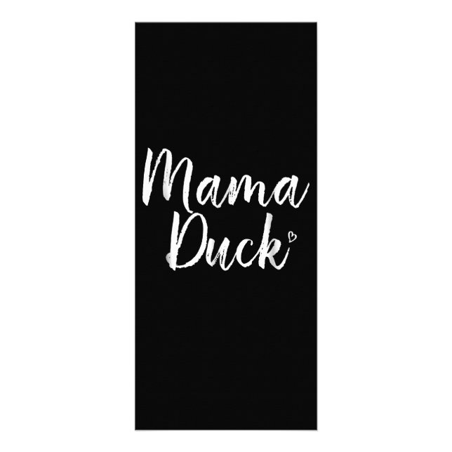Panfleto Mama Duck, Cute Duck, Mors Day, presentes, mamãe (Frente)