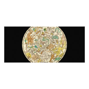 Panfleto Mapa do norte Sky Star e de Constelações