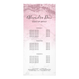 Panfleto Marble makeup de rosa rosa rosa rosa rosa rosa