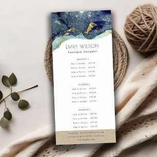 Panfleto Marinho de Prata de Tinta Álcool Azul - Preço de